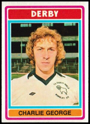Topps (UK) - 'Footballers (Blue Back 111-220) Card #180 - Charlie George (Derby County)