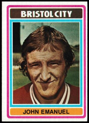 Topps (UK) - 'Footballers (Blue Back 111-220) Card #186 - John Emanuel (Bristol City)