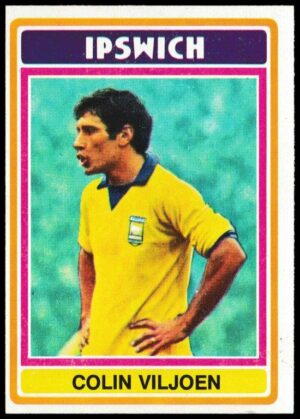 Topps (UK) - 'Footballers (Blue Back 111-220) Card #196 - Colin Viljoen (Ipswich Town)