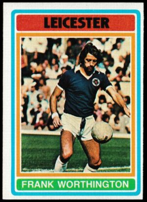 Topps (UK) - 'Footballers (Blue Back 111-220) Card #197 - Frank Worthington (Leicester City)