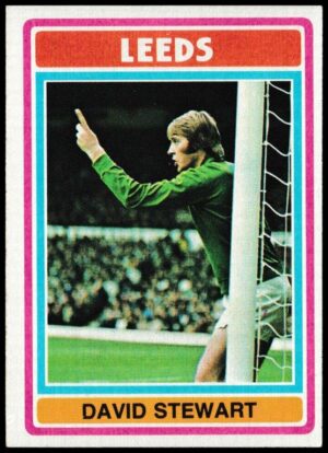 Topps (UK) - 'Footballers (Blue Back 111-220) Card #198 - David Stewart (Leeds United)