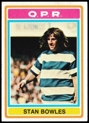 Topps (UK) - 'Footballers (Blue Back 111-220) Card #205 - Stan Bowles (QPR)