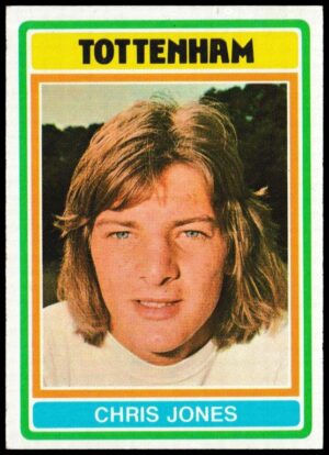 Topps (UK) - 'Footballers (Blue Back 111-220) Card #207 - Chris Jones (Tottenham Hotspur)