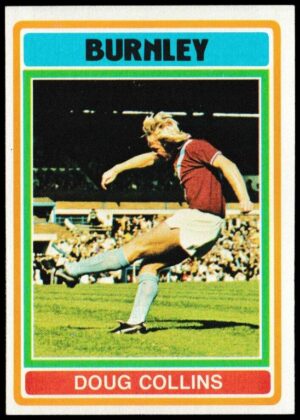 Topps (UK) - 'Footballers (Blue Back 111-220) Card #214 - Doug Collins (Burnley)