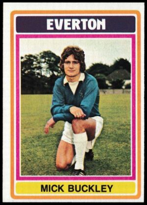 Topps (UK) - 'Footballers (Blue Back 111-220) Card #216 - Mike Buckley (Everton)