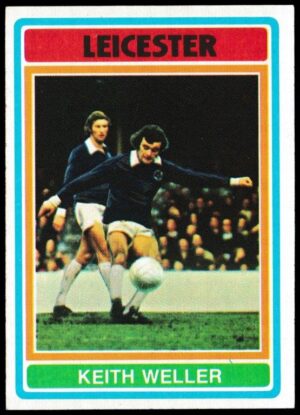 Topps (UK) - 'Footballers (Blue Back 111-220) Card #218 - Keith Weller (Leicester City)