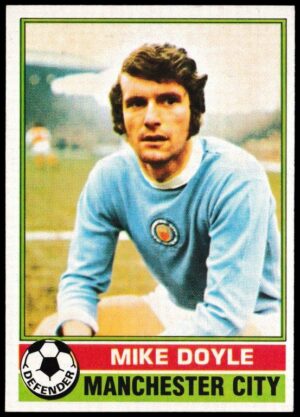 Topps (UK) - 'Footballers (Red Back 111-220)' - Card #130 - Mike Doyle (Man City)