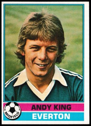 Topps (UK) - 'Footballers (Red Back 111-220)' - Card #134 - Andy King (Everton)