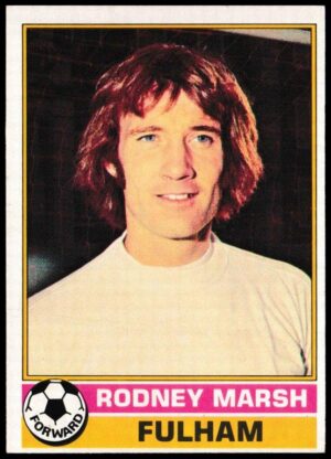 Topps (UK) - 'Footballers (Red Back 111-220)' - Card #135 - Rodney Marsh (Fulham)
