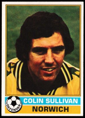 Topps (UK) - 'Footballers (Red Back 111-220)' - Card #138 - Colin Sullivan (Norwich)