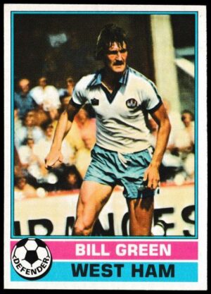Topps (UK) - 'Footballers (Red Back 111-220)' - Card #143 - Bill Green (West Ham)