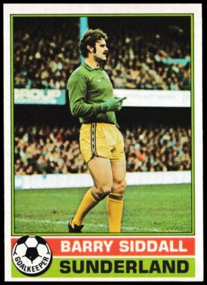 Topps (UK) - 'Footballers (Red Back 111-220)' - Card #153 - Barry Siddall (Sunderland)
