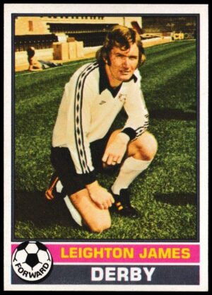 Topps (UK) - 'Footballers (Red Back 111-220)' - Card #155 - Leighton James (Derby)