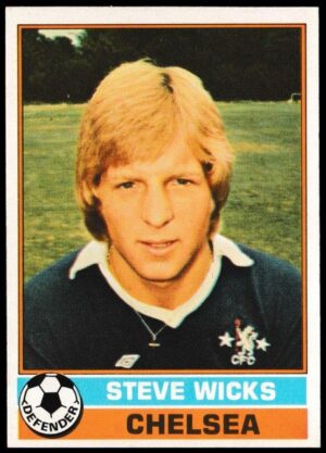 Topps (UK) - 'Footballers (Red Back 111-220)' - Card #157 - Steve Wicks (Chelsea)