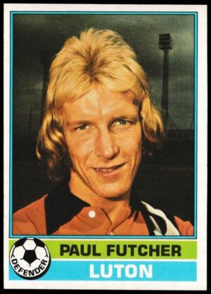 Topps (UK) - 'Footballers (Red Back 111-220)' - Card #159 - Paul Futcher (Luton Town) Topps (UK) - 'Footballers (Red Back 111-220)' - Card #159 - Paul Futcher (Luton Town)