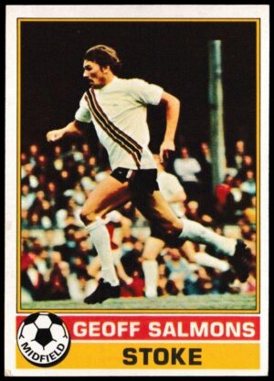 Topps (UK) - 'Footballers (Red Back 111-220)' - Card #161 - Geoff Salmons (Stoke City)
