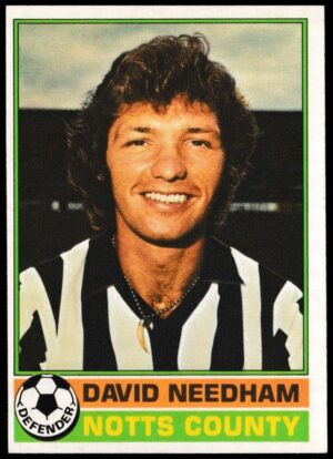 Topps (UK) - 'Footballers (Red Back 111-220)' - Card #162 - David Needham (Notts County)