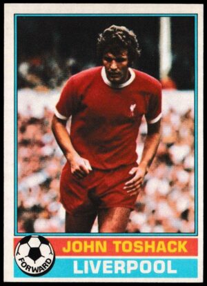Topps (UK) - 'Footballers (Red Back 111-220)' - Card #165 - John Toshack (Liverpool)