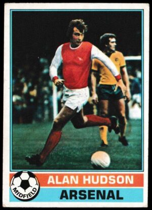 Topps (UK) - 'Footballers (Red Back 111-220)' - Card #175 - Alan Hudson (Arsenal)