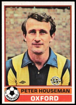 Topps (UK) - 'Footballers (Red Back 111-220)' - Card #177 - Peter Houseman (Oxford)