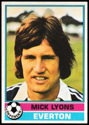 Topps (UK) - 'Footballers (Red Back 111-220)' - Card #181 - Mick Lyons (Everton)