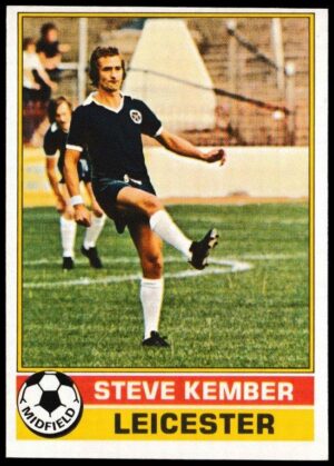 Topps (UK) - 'Footballers (Red Back 111-220)' - Card #185 - Steve Kember (Leicester)