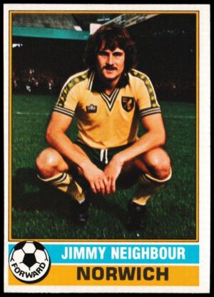 Topps (UK) - 'Footballers (Red Back 111-220)' - Card #186 - Jimmy Neighbour (Norwich)