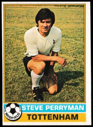 Topps (UK) - 'Footballers (Red Back 111-220)' - Card #187 - Steve Perryman (Spurs)