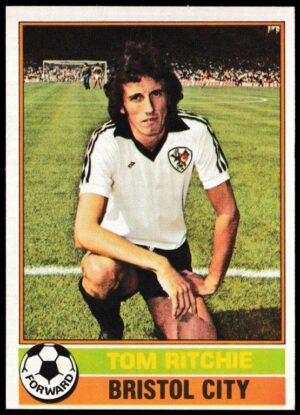 Topps (UK) - 'Footballers (Red Back 111-220)' - Card #189 - Tom Ritchie (Bristol City)