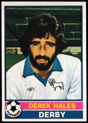 Topps (UK) - 'Footballers (Red Back 111-220)' - Card #190 - Derek Hales (Derby)