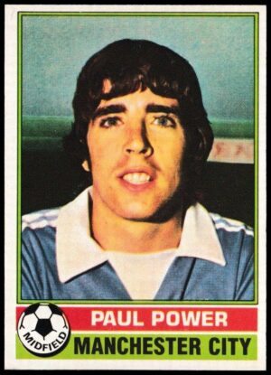 Topps (UK) - 'Footballers (Red Back 111-220)' - Card #192 - Paul Power (Man City)