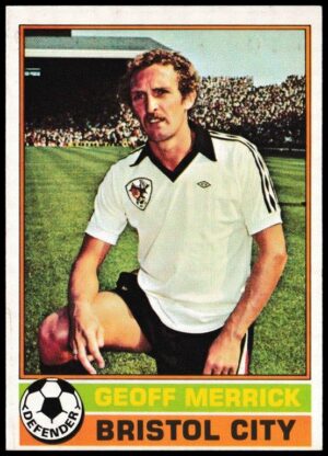 Topps (UK) - 'Footballers (Red Back 111-220)' - Card #195 - Geoff Merrick (Bristol City)