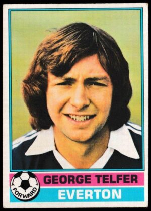 Topps (UK) - 'Footballers (Red Back 111-220)' - Card #198 - George Telfer (Everton)