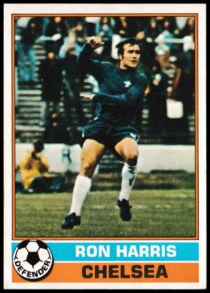 Topps (UK) - 'Footballers (Red Back 111-220)' - Card #199 - Ron Harris (Chelsea)