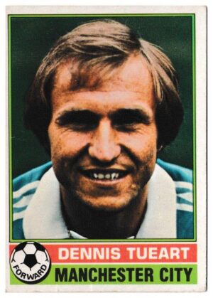 Topps (UK) - 'Footballers (Red Back 1-110)' - Card #20 - Dennis Tueart (Man City)
