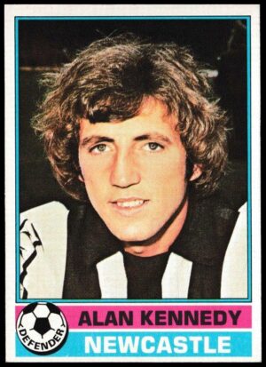 Topps (UK) - 'Footballers (Red Back 111-220)' - Card #201 - Alan Kennedy (Newcastle)