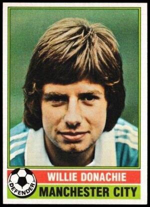 Topps (UK) - 'Footballers (Red Back 111-220)' - Card #205 - Willie Donachie (Man City)