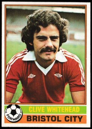 Topps (UK) - 'Footballers (Red Back 111-220)' - Card #218 - Clive Whitehead (Bristol City)