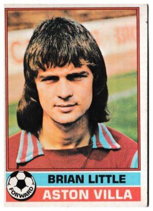 Topps (UK) - 'Footballers (Red Back 1-110)' - Card #26 - Brian Little (Aston Villa)