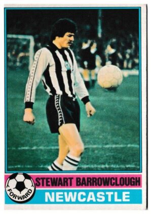Topps (UK) - 'Footballers (Red Back 1-110)' - Card #27 - Stewart Barrowclough (Newcastle)