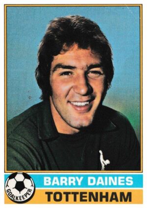 Topps (UK) - 'Footballers (Red Back 1-110)' - Card #33 - Barry Daines (Spurs)