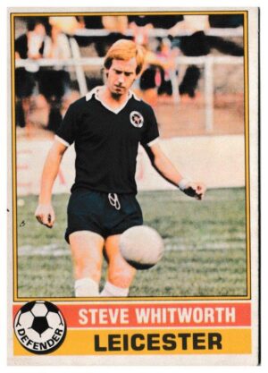 Topps (UK) - 'Footballers (Red Back 1-110)' - Card #35 - Steve Whitworth (Leicester City)