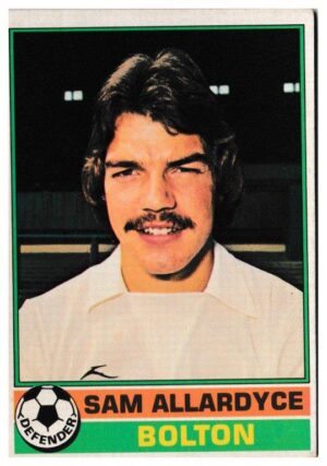 Topps (UK) - 'Footballers (Red Back 1-110)' - Card #39 - Sam Allardyce (Bolton)