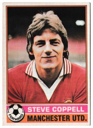Topps (UK) - 'Footballers (Red Back 1-110)' - Card #40 - Steve Coppell (Man Utd)