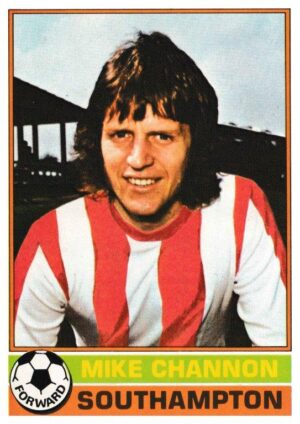 Topps (UK) - 'Footballers (Red Back 1-110)' - Card #45 - Mike Channon (Southampton)