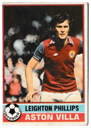 Topps (UK) - 'Footballers (Red Back 1-110)' - Card #46 - Leighton Phillips (Aston Villa)