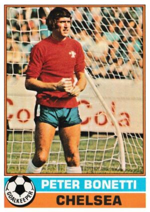 Topps (UK) - 'Footballers (Red Back 1-110)' - Card #57 - Peter Bonetti (Chelsea)