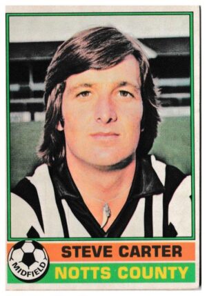 Topps (UK) - 'Footballers (Red Back 1-110)' - Card #67 - Steve Carter (Notts County)