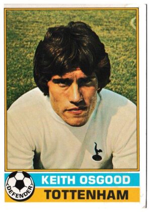 Topps (UK) - 'Footballers (Red Back 1-110)' - Card #72 - Keith Osgood (Spurs)