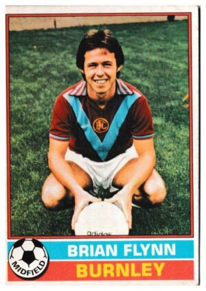 Topps (UK) - 'Footballers (Red Back 1-110)' - Card #78 - Brian Flynn (Burnley)
